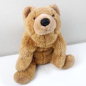 Vintage‎ Russ Berrie Biff Sr Teddy Bear Golden Brown Shaggy Plush 7114 Korea